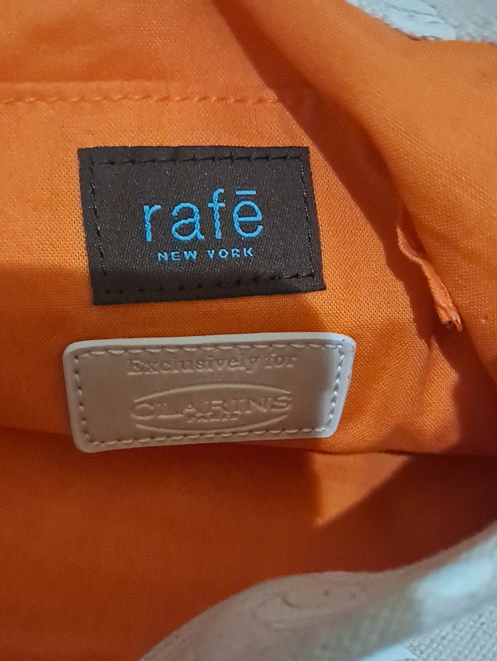 'Rafe New York For Clarins Paris' Neutral Beige Rope-Handle Tote Bag - Picture 5 of 5